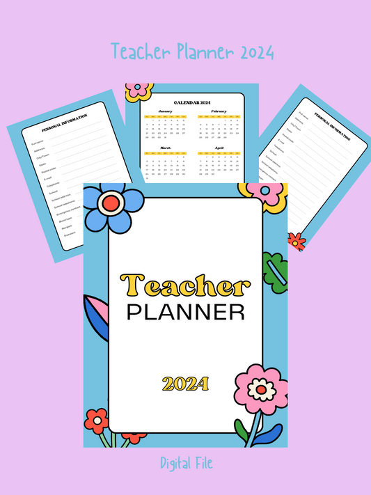 Teacher planner 2024